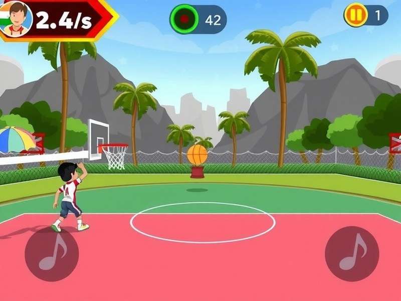 India Hoop Warriors in Action India Hoop Warriors Game Screenshot